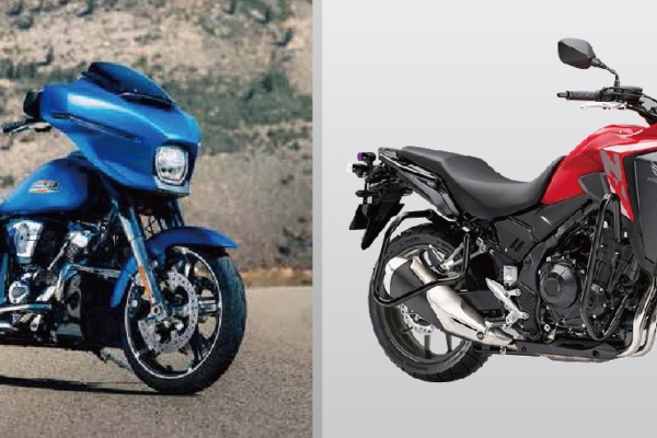 2.23(祝)　ハーレーダビッドソン展示と教習二輪車引き起こし体験