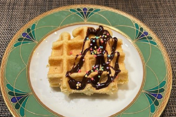 2.14(土)　チョコワッフルサービス（先着５０名）